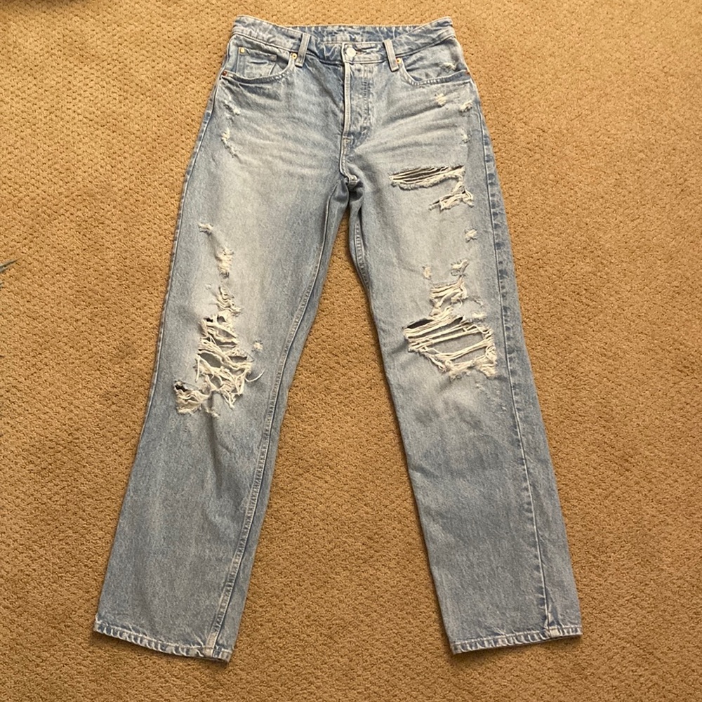 Womens High Rise 90’s Boyfriend Jeans